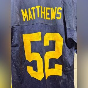 Retro Matthew’s jersey Reebok NFL Team Apparel